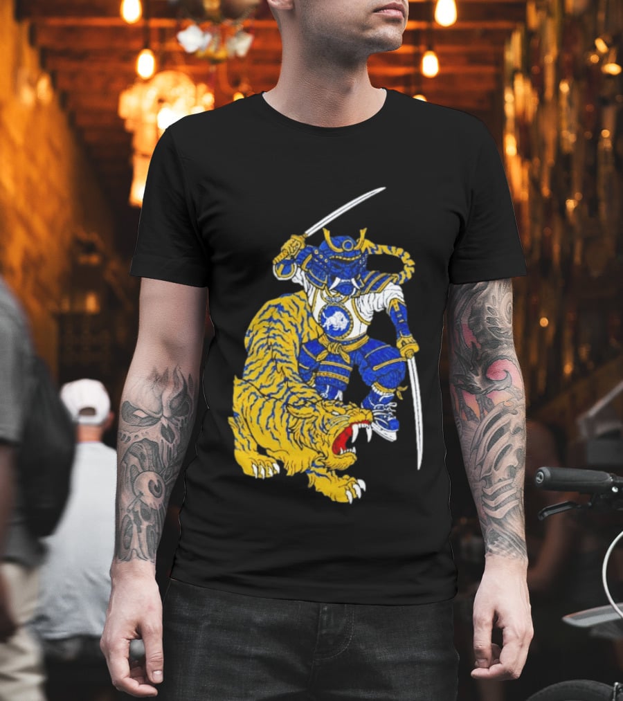 Warpath Buffalo Sabres Samurai With Tiger T-Shirt
