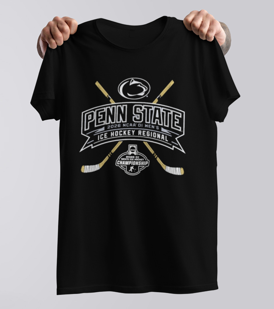 Penn State Nittany Lions 2026 NCAA DI Men's Ice Hockey Regional Championship T-Shirt