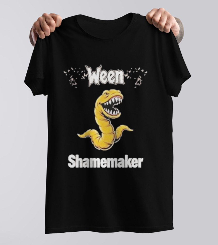 Ween Shamemaker Yellow Snake Teeth T-Shirt