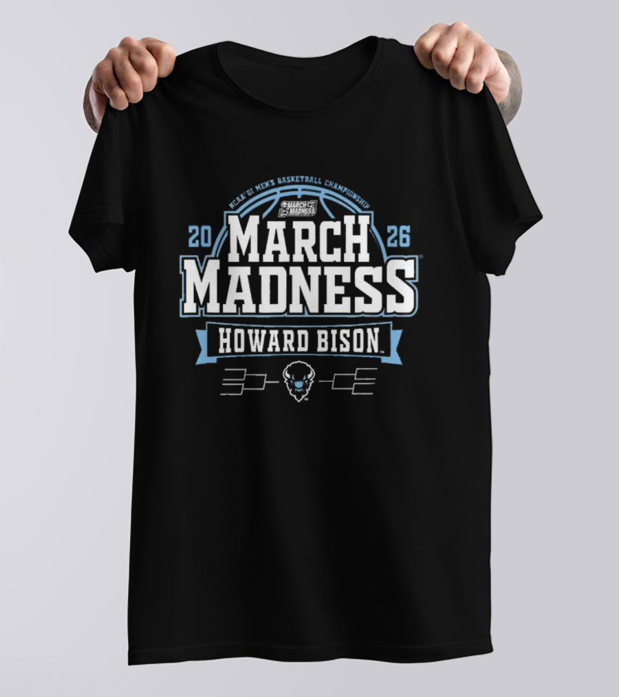 2026 March Madness Howard Bison Basketball Championship T-Shirt