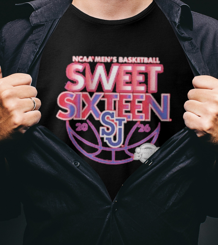 NCAA Men's Basketball Sweet Sixteen 2026 St. John's Red Storm T-Shirt