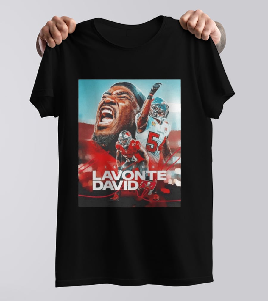 Lavonte David Legend Tampa Bay Buccaneers NFL Collage T-Shirt