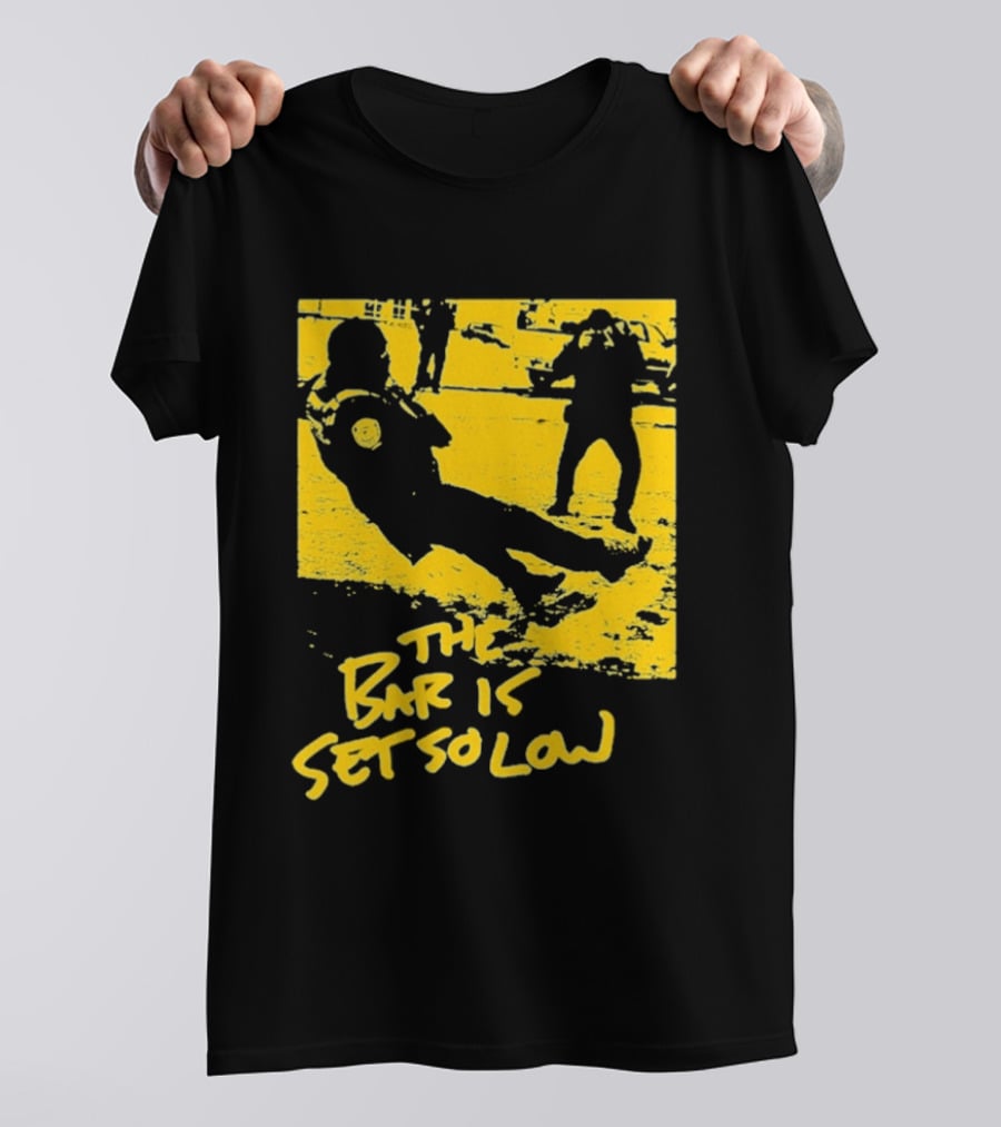 The Bar Is Set So Low Tug Of War Yellow T-Shirt