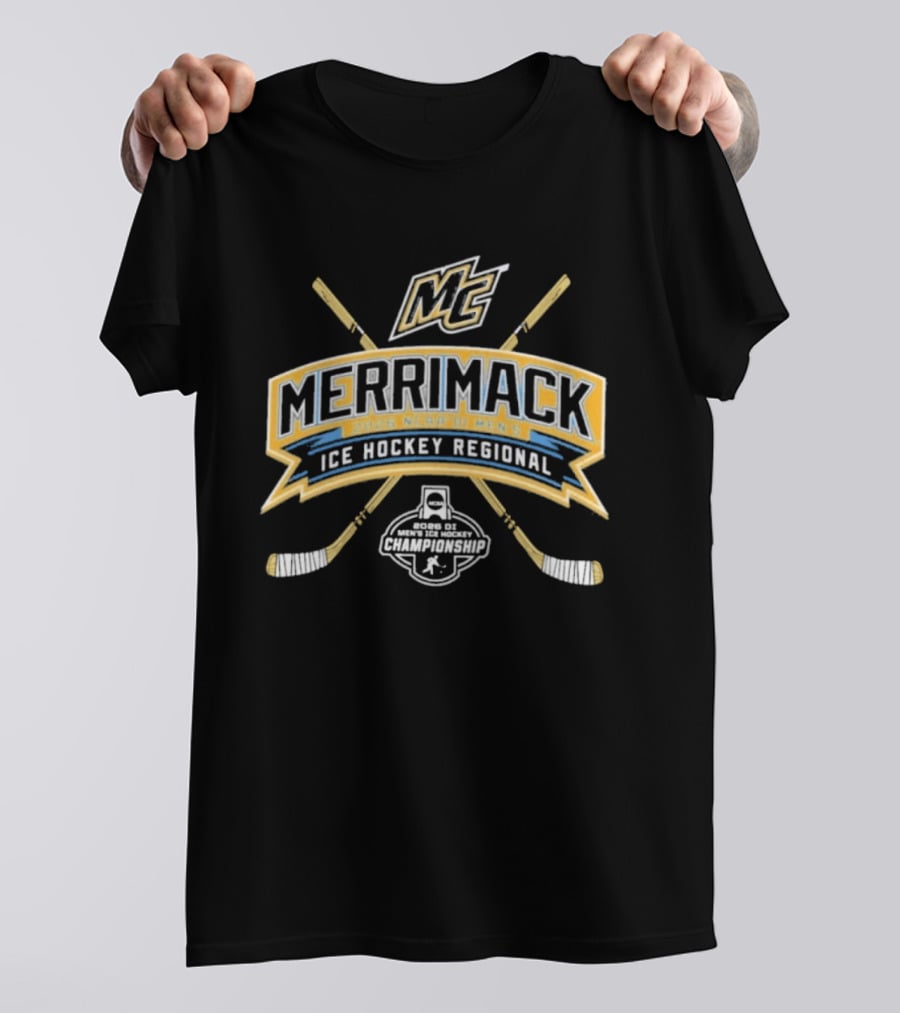 Merrimack 2026 NCAA DI Men's Ice Hockey Regional Championship T-Shirt