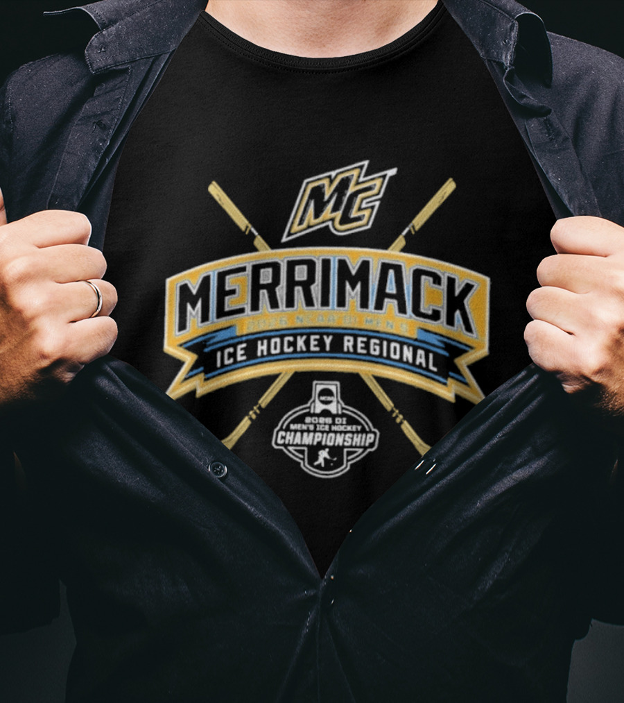 Merrimack 2026 NCAA DI Men's Ice Hockey Regional Championship T-Shirt