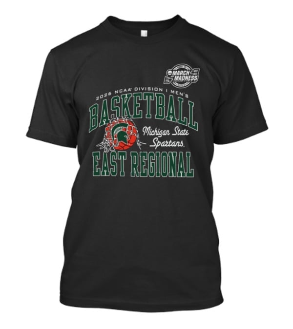 Michigan State Spartans 2026 NCAA Division I Men's Basketball East Regional T-Shirt