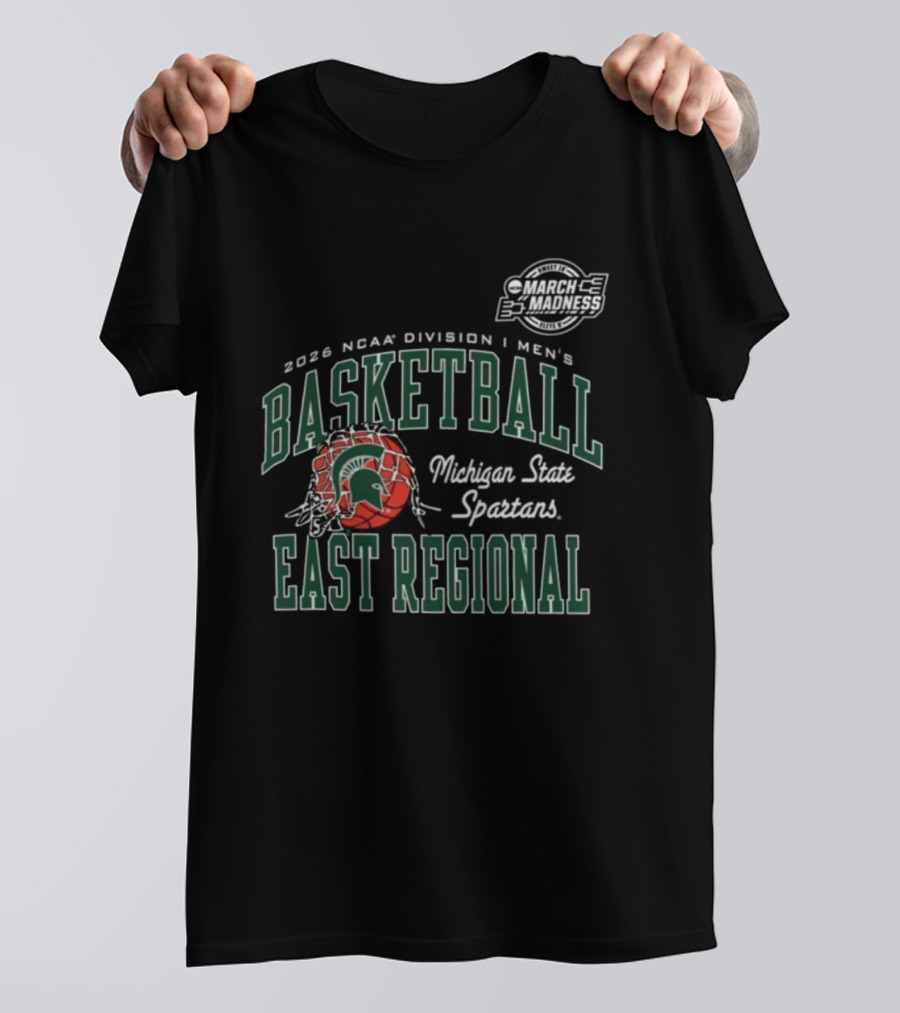 Michigan State Spartans 2026 NCAA Division I Men's Basketball East Regional T-Shirt