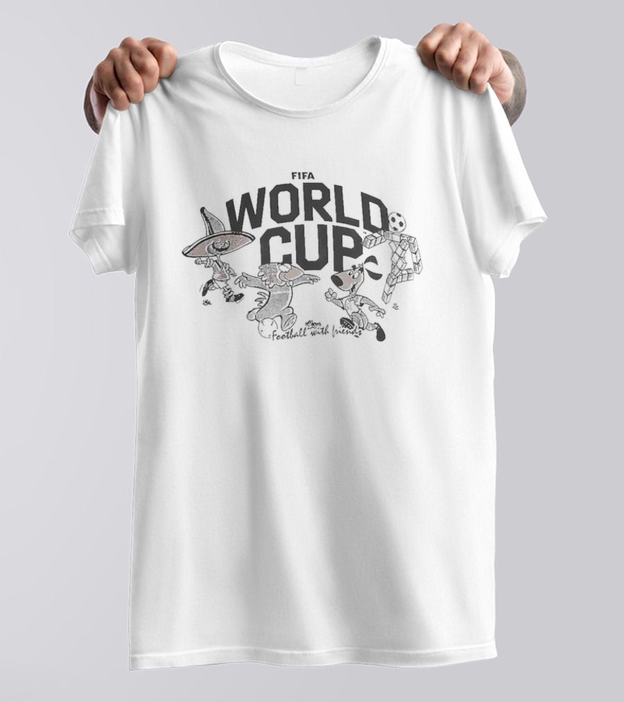 FIFA World Cup Historic Group Vintage Mascots T-Shirt