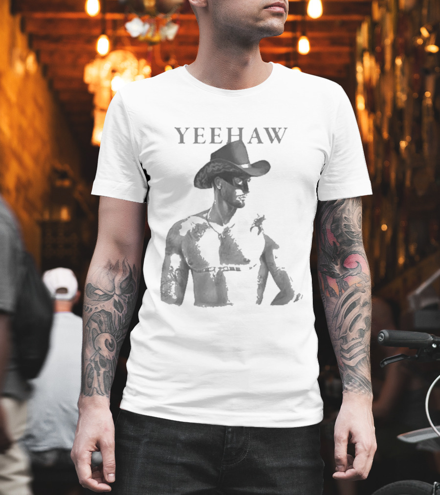 Yeehaw Orville Peck Pride 2024 Cowboy Hat T-Shirt