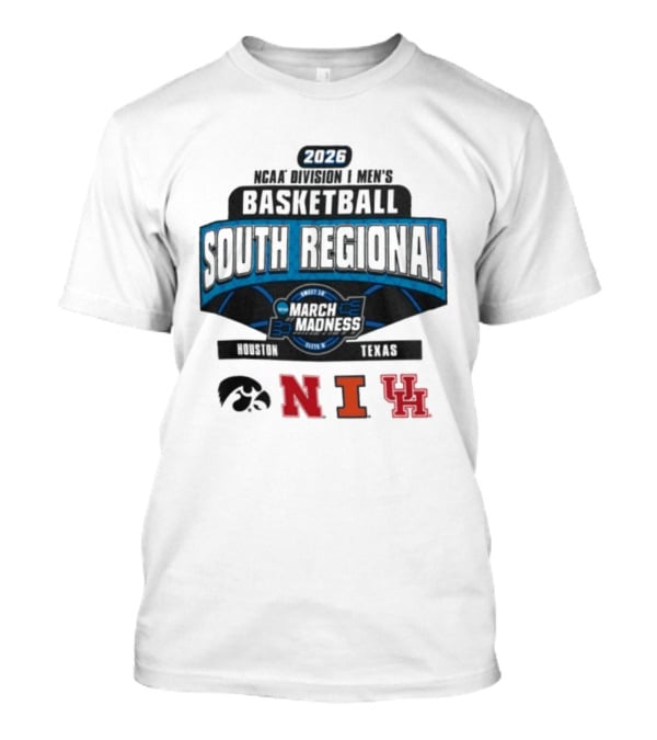 2026 NCAA DI Men's Basketball March Madness South Regional Iowa Northern Illinois Texas T-Shirt