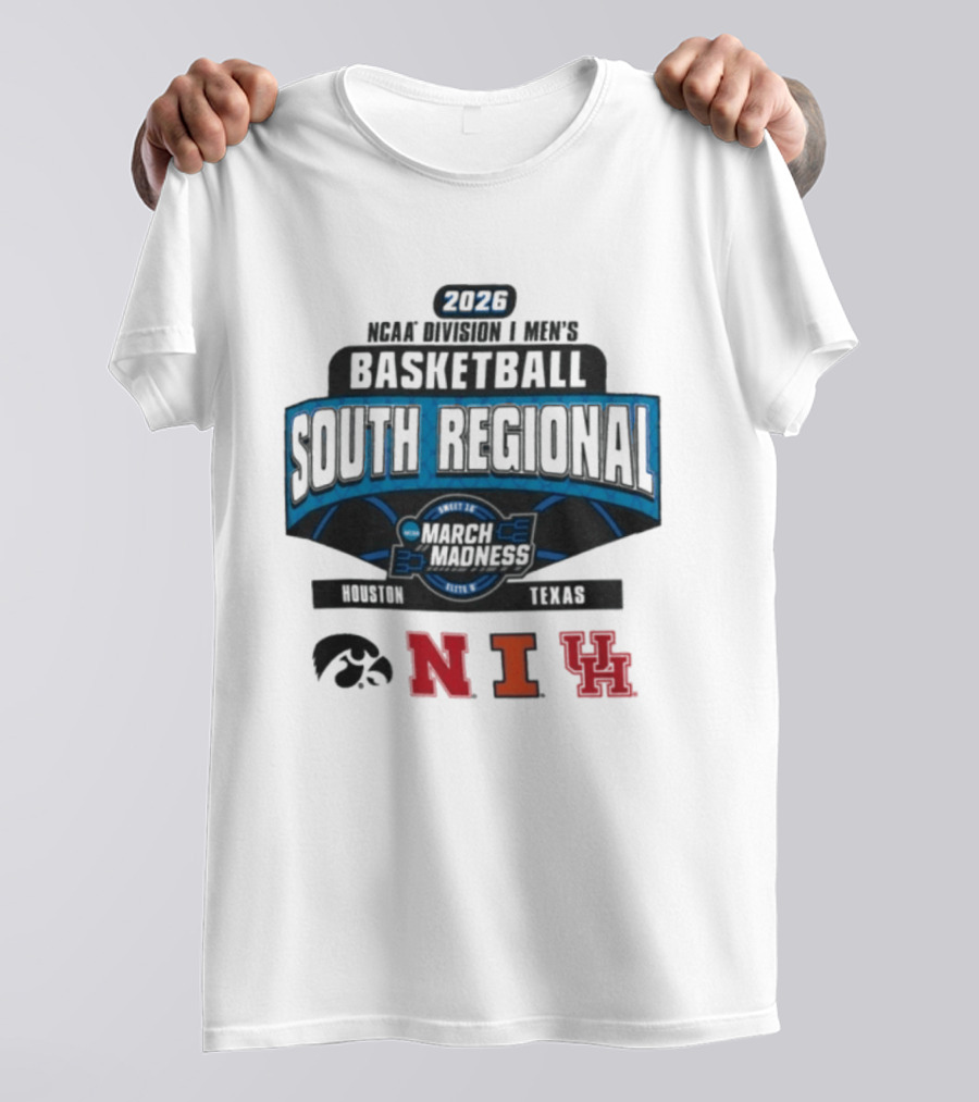 2026 NCAA DI Men's Basketball March Madness South Regional Iowa Northern Illinois Texas T-Shirt