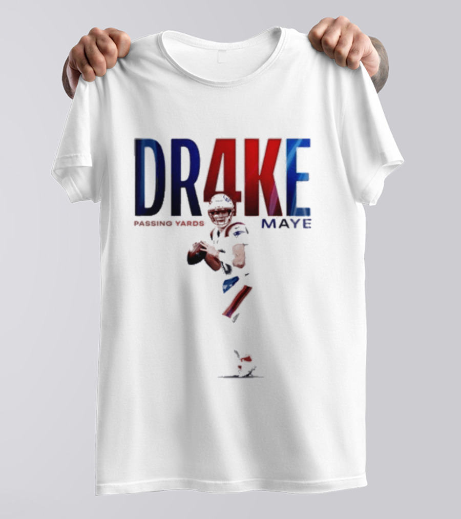 DRAKE MAYE 4K Passing Yards Football Quarterback T-Shirt