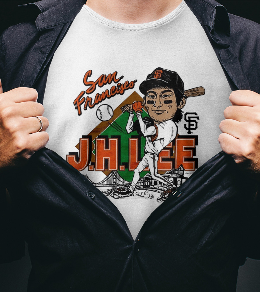 San Francisco Giants J.H. Lee Caricature T-Shirt