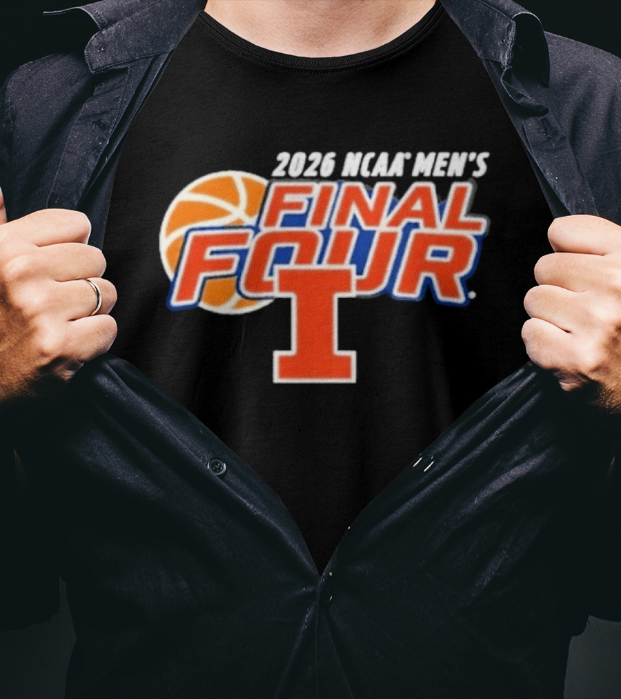 2026 NCAA Men's Final Four Illinois Fighting Illini T-Shirt