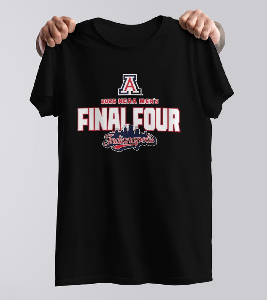 Arizona Wildcats 2026 NCAA Men's Basketball Final Four Indianapolis T-Shirt