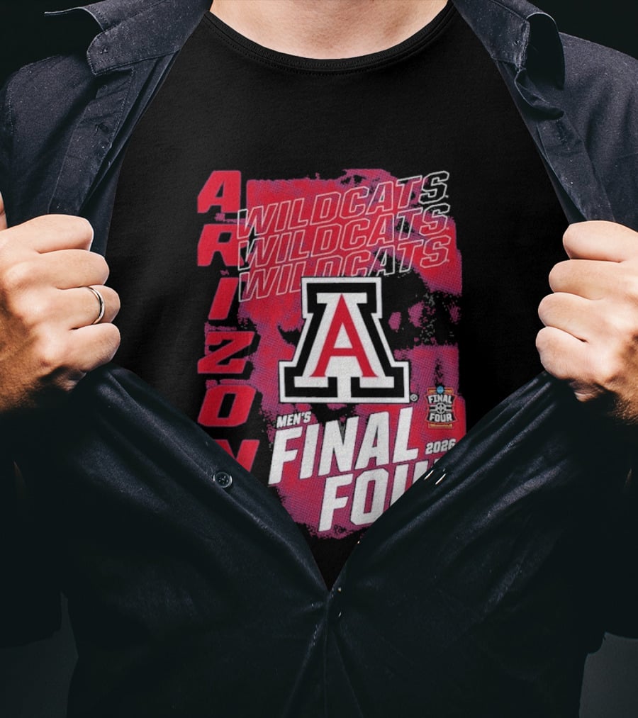 Arizona Wildcats NCAA Final Four 2026 March Madness Tournament T-Shirt