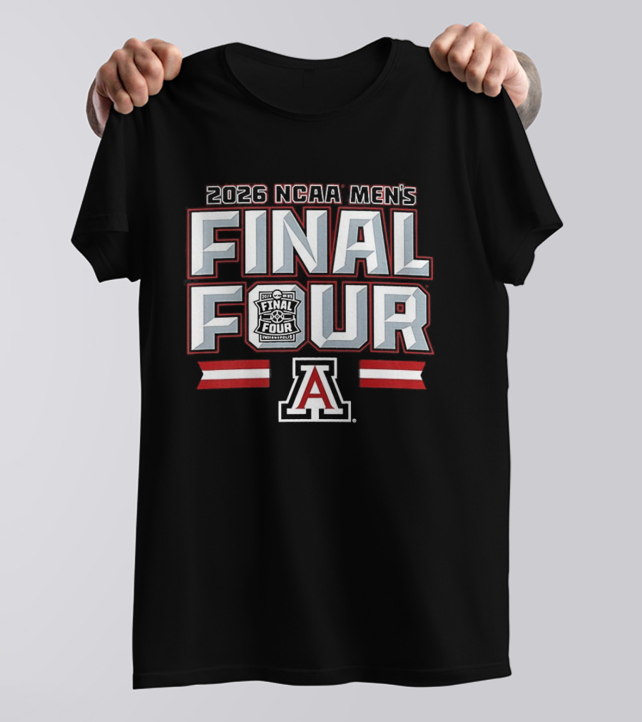 Arizona Wildcats Men's Basketball NCAA Final Four 2026 T-Shirt