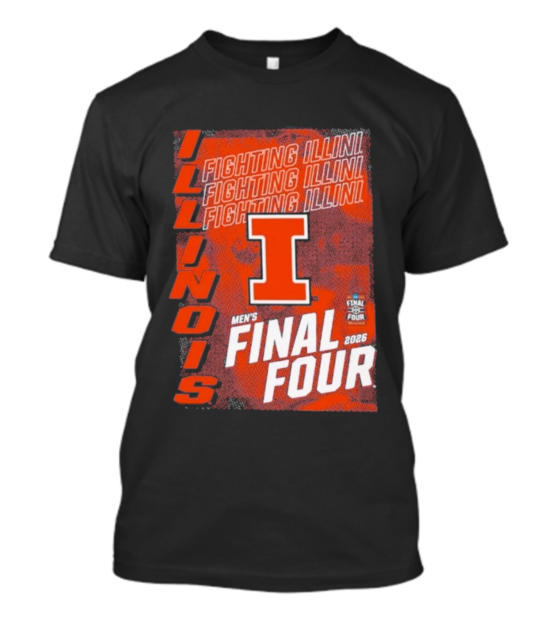 Illinois Fighting Illini Men's Final Four 2026 Basketball T-Shirt