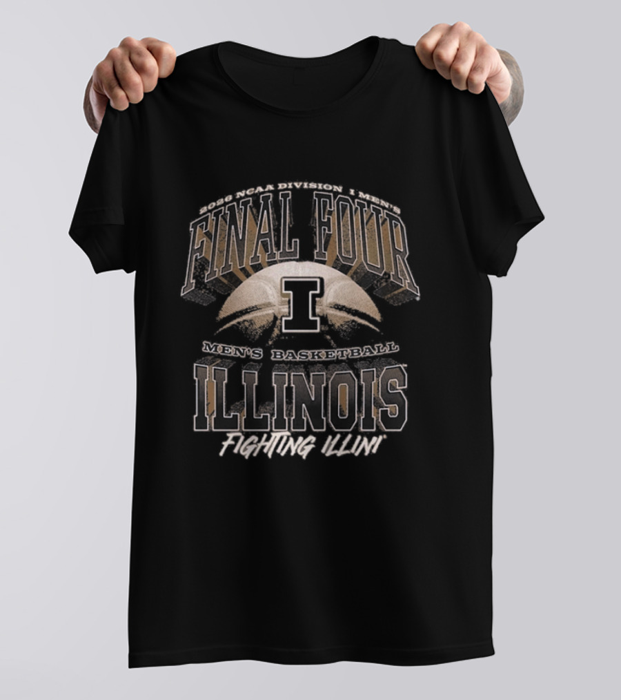 Illinois Final Four 2026 Fighting Illini Basketball Highlight T-Shirt