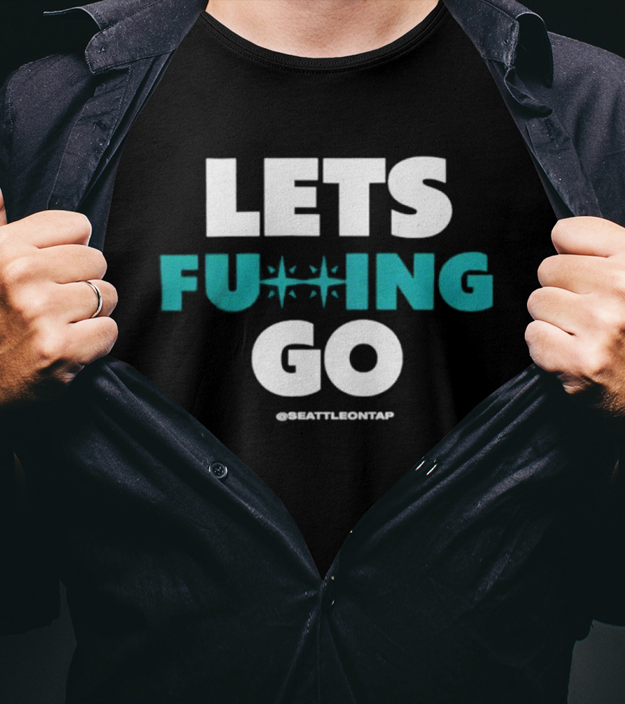 J. P. Crawford Seattle Mariners LETS F***ING GO MLB T-Shirt