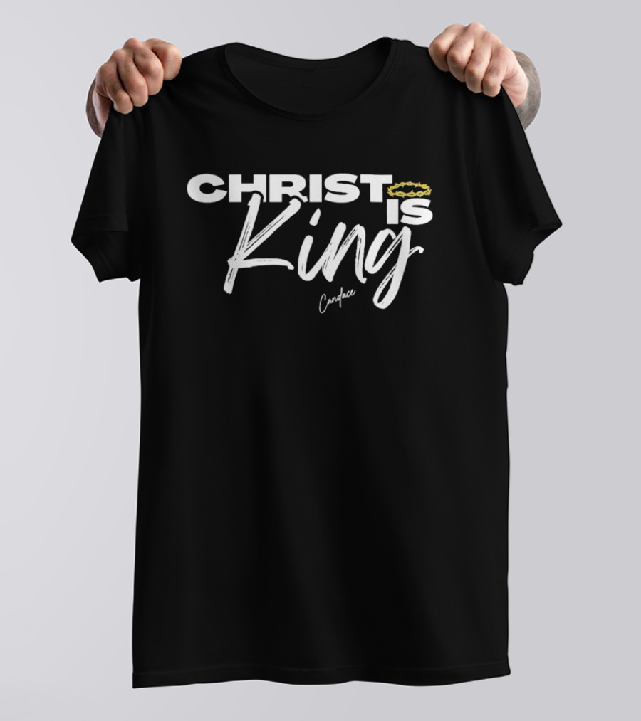 Christ Is King Candace Owens Halo T-Shirt