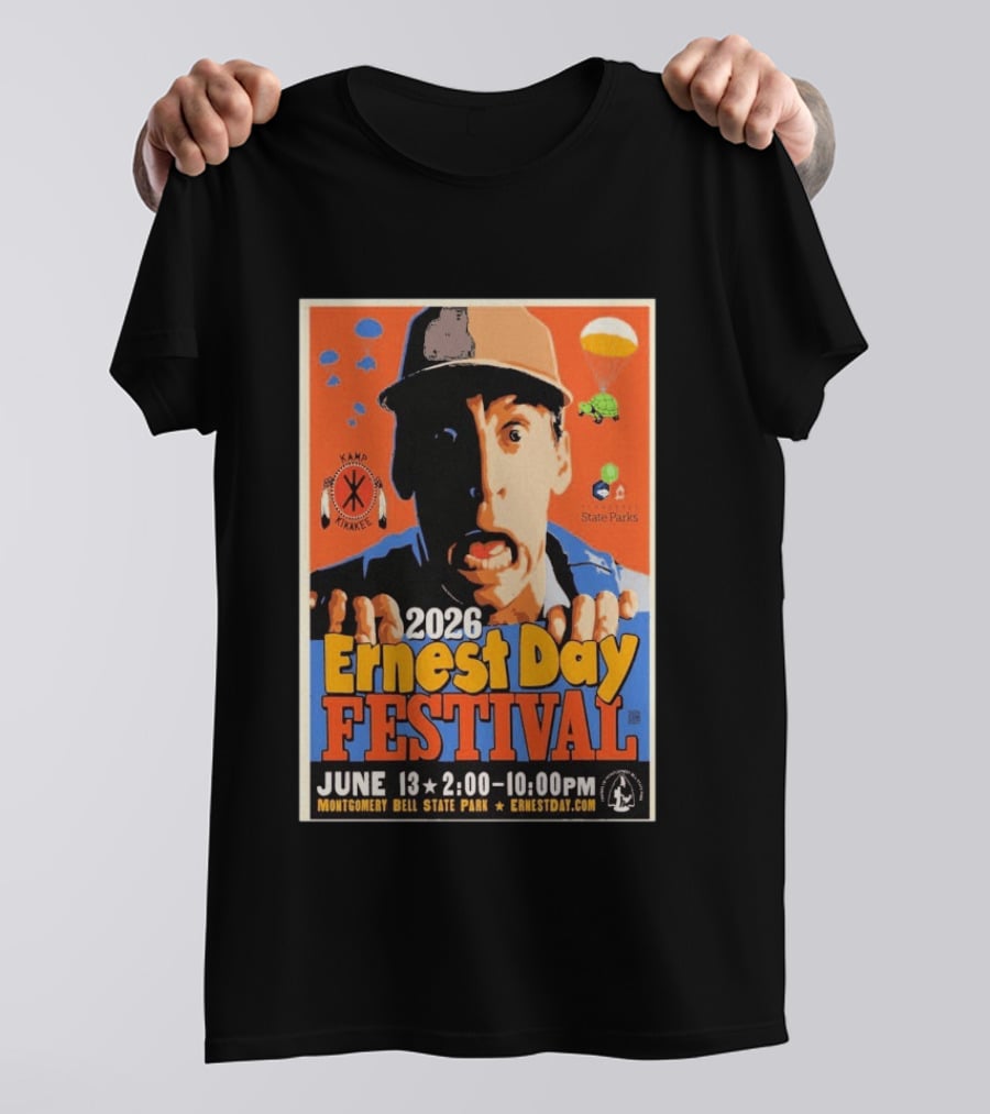 2026 Ernest Day Festival June 13 Montgomery Bell State Park Kamp Kikakee State Parks T-Shirt