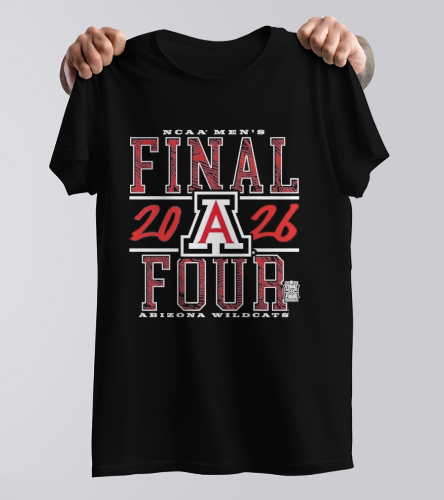 NCAA Men's Final Four 2026 Arizona Wildcats T-Shirt