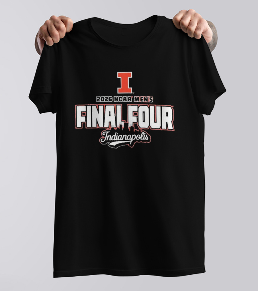 Illinois Fighting Illini 2026 NCAA Men's Final Four Indianapolis T-Shirt