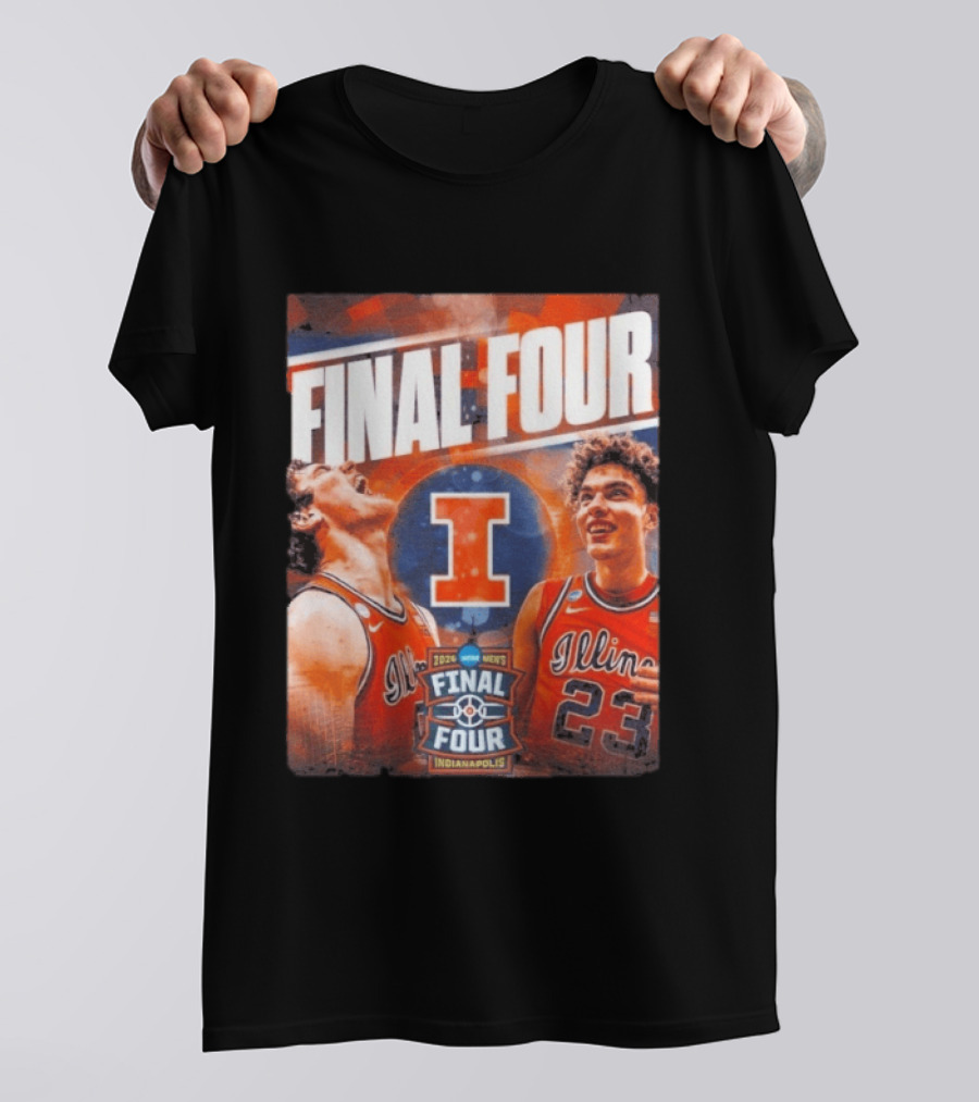 Final Four 2026 Illinois Fighting Illini Indianapolis NCAA Mens Basketball T-Shirt