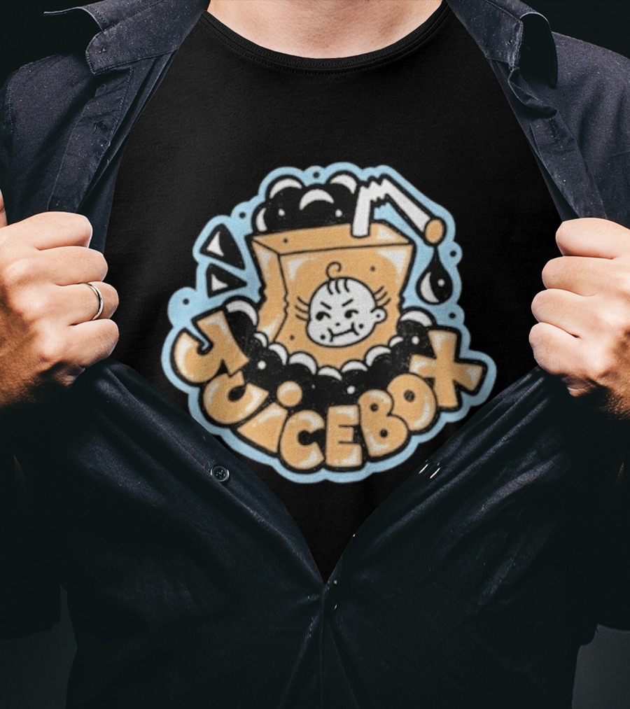 New Juicebox Bold Retro Cartoon Baby Face T-Shirt