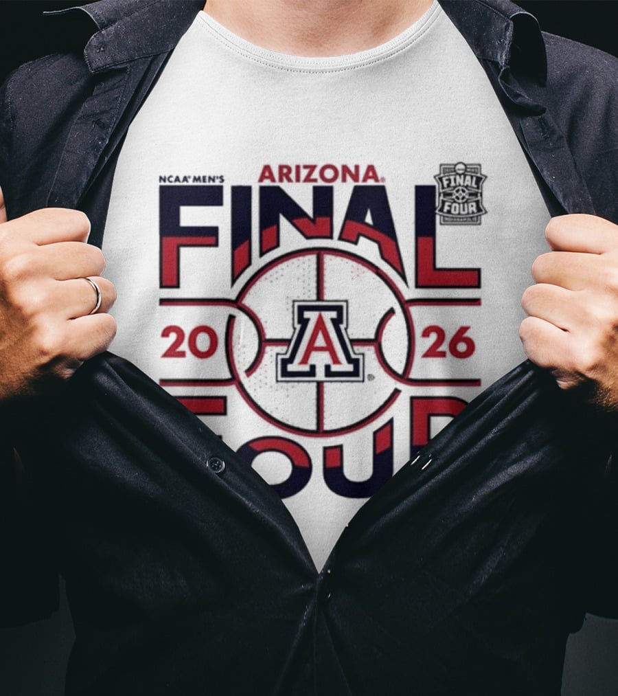 Arizona Wildcats 2026 Final Four Basketball March Madness T-Shirt