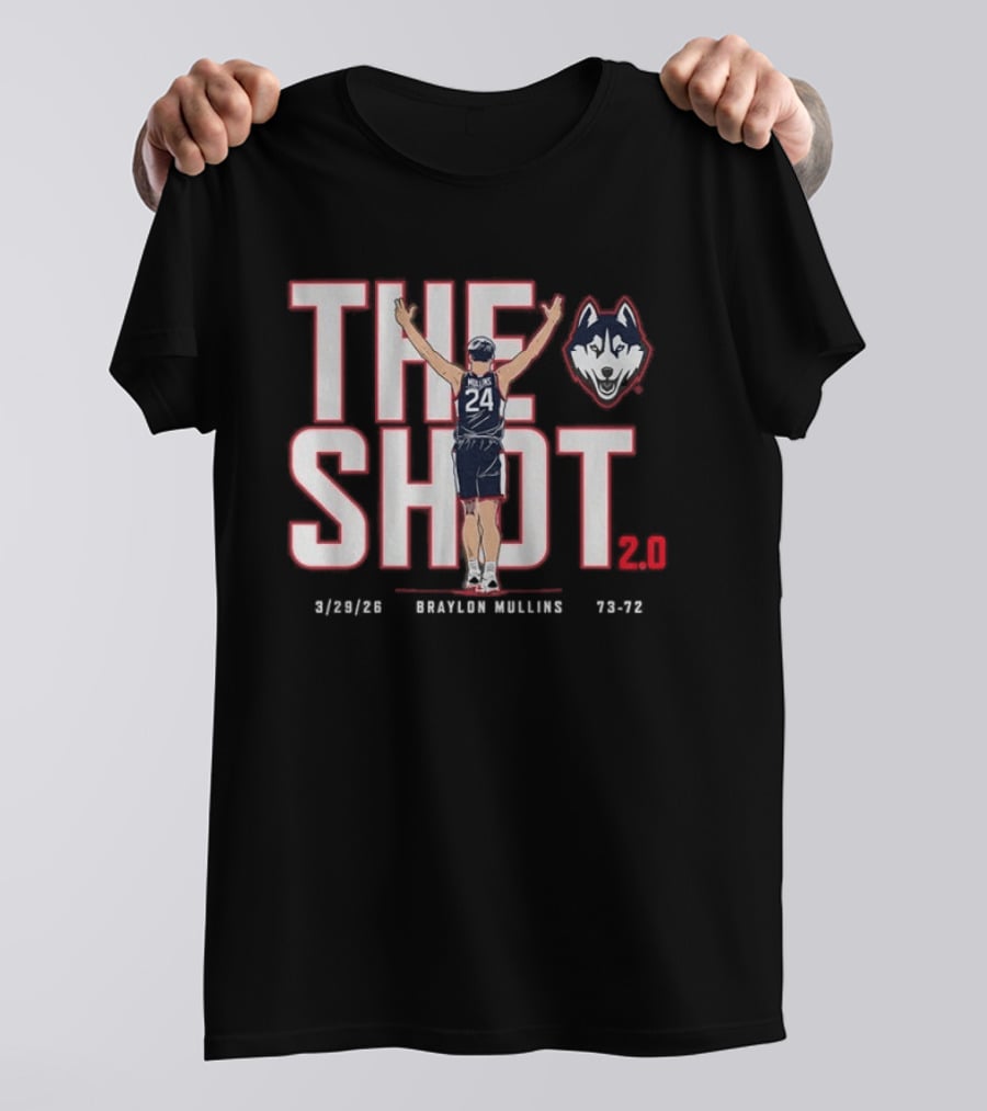UConn Basketball Braylon Mullins The Shot 2 3 28 23 Huskies 73 72 T-Shirt