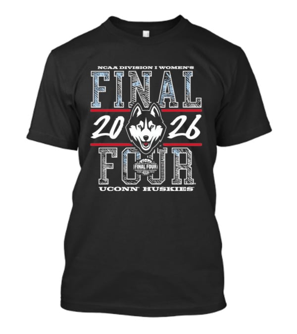 NCAA Division I Women's Final Four 2026 UConn Huskies Indianapolis T-Shirt