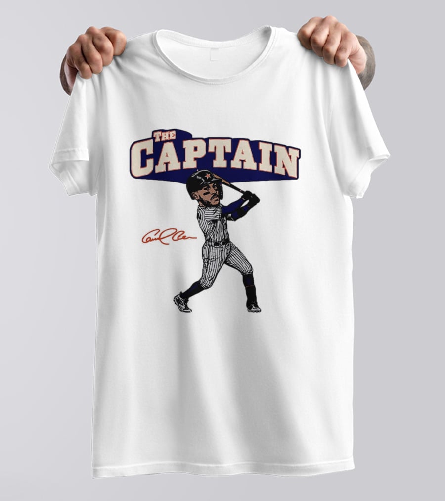The Captain Carlos Correa Houston Astros Baseball Caricature T-Shirt