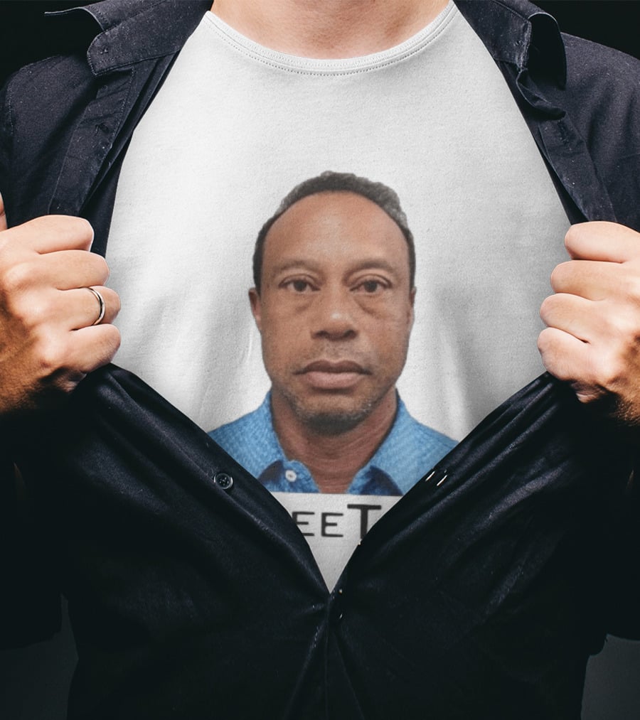 #FreeTiger Shot Iconic Arrest Image T-Shirt