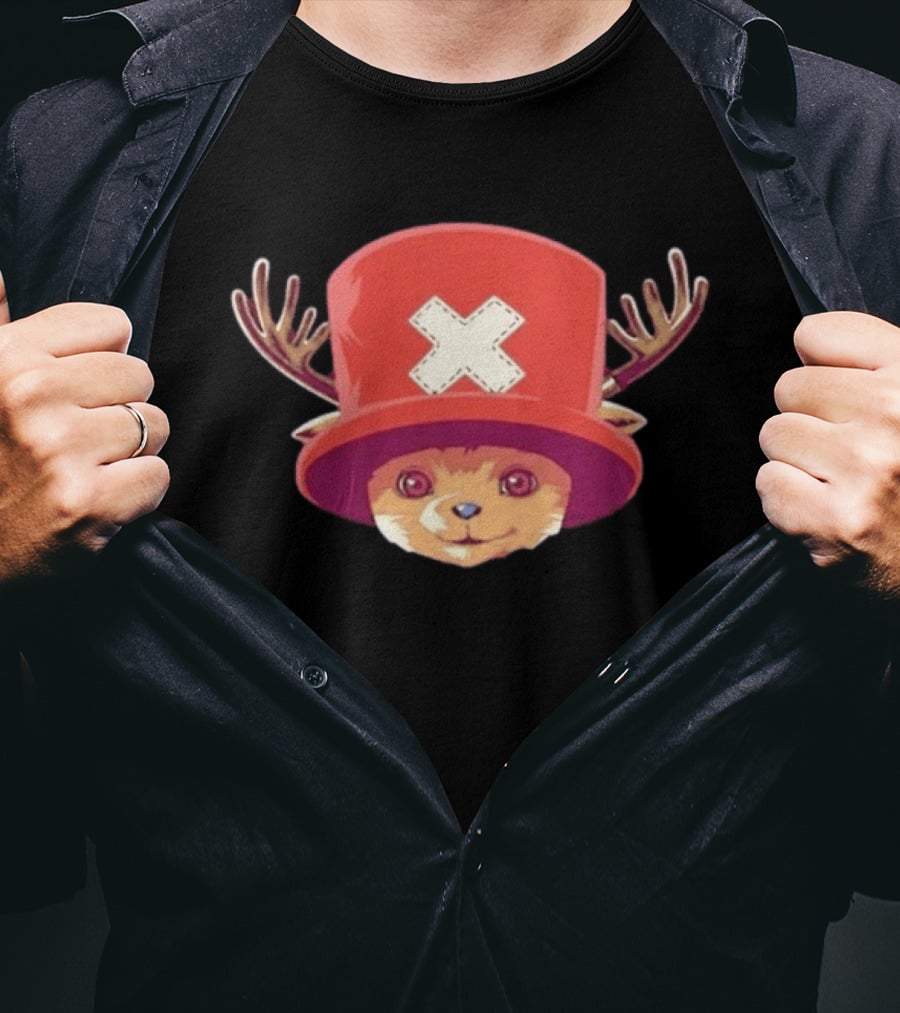 Tony Tony Chopper Red Hat Antlers Anime T-Shirt