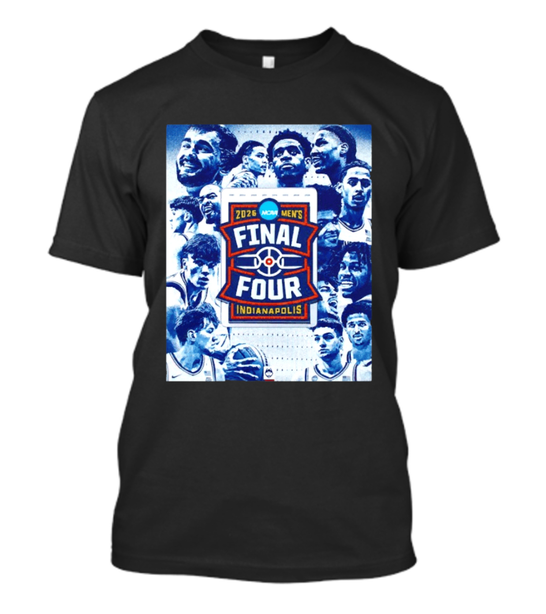 2026 NCAA Men's Final Four Indianapolis Basketball UConn Huskies Players T-Shirt