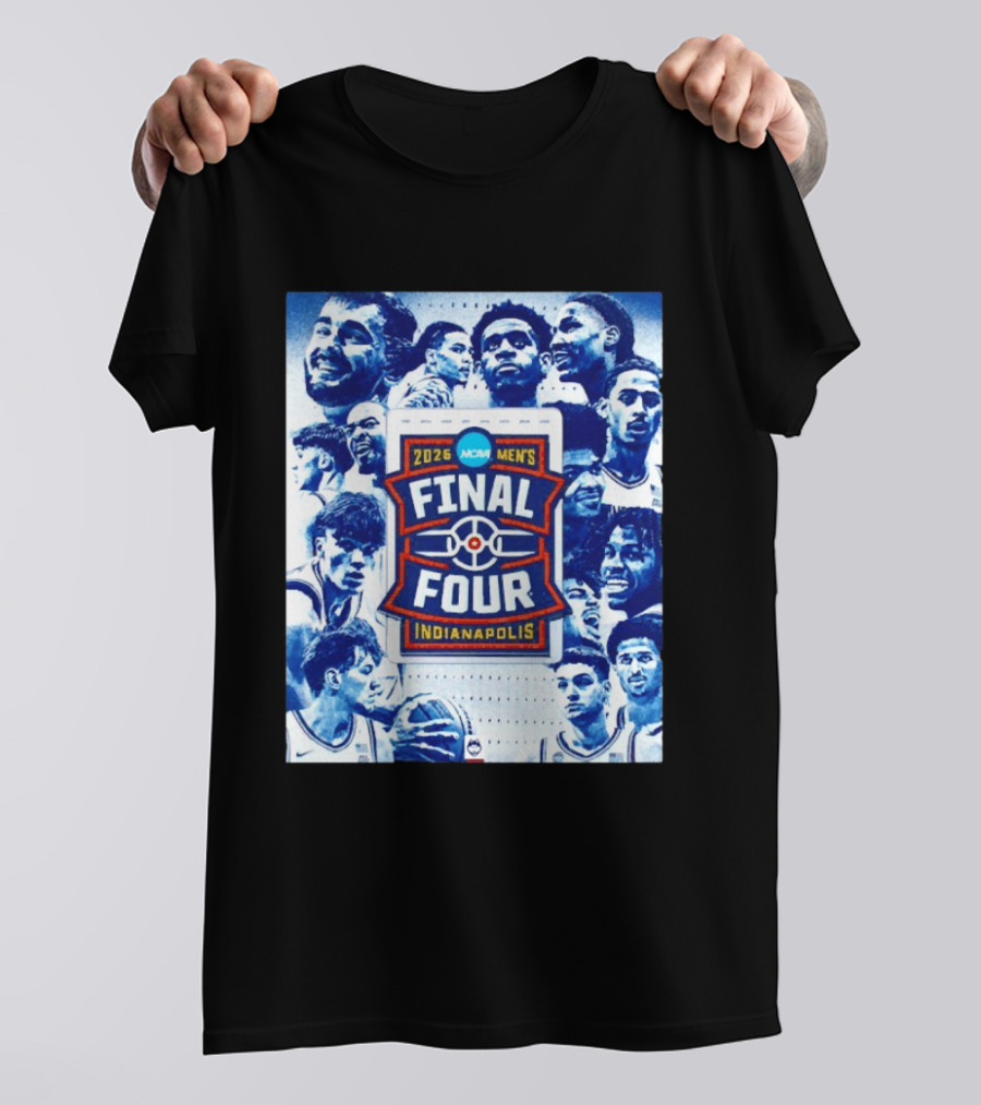 2026 NCAA Men's Final Four Indianapolis Basketball UConn Huskies Players T-Shirt