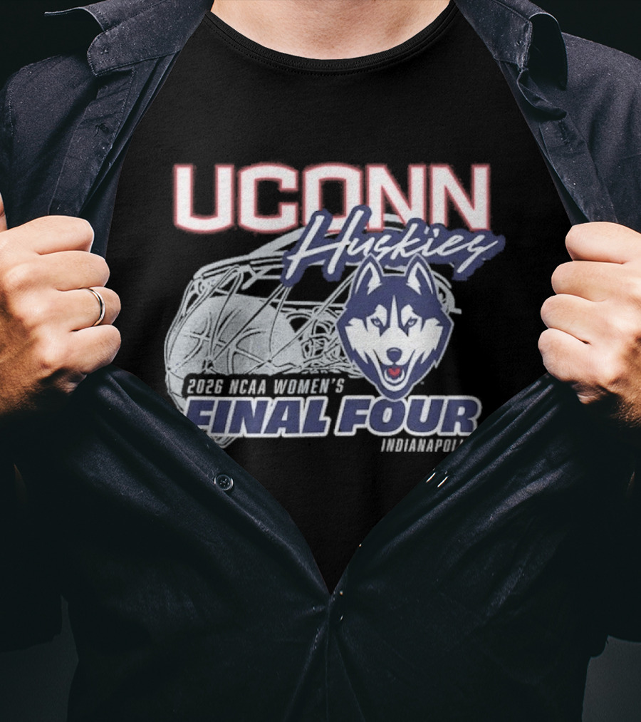 UConn Huskies 2026 NCAA Women's Final Four Indianapolis T-Shirt