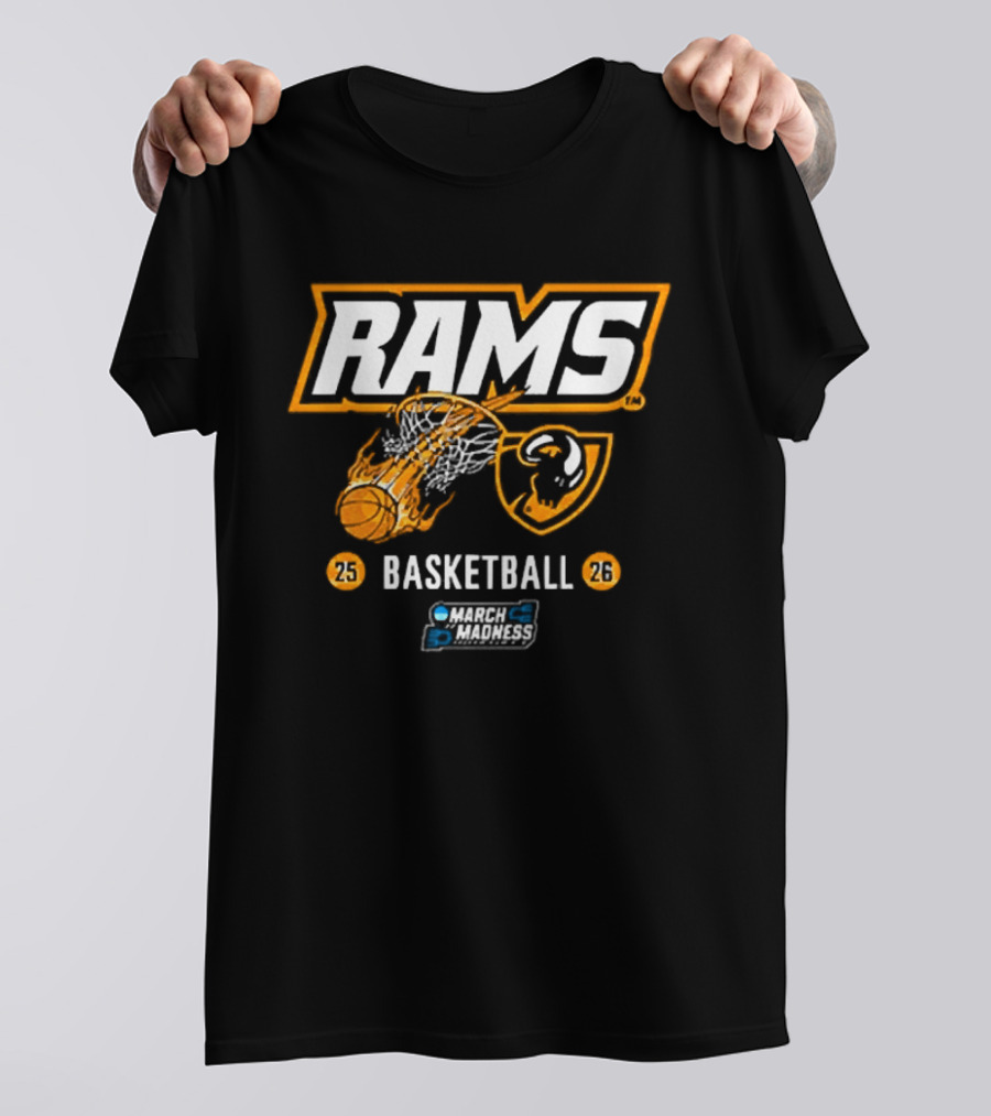 Rams Basketball VCU 2026 March Madness T-Shirt