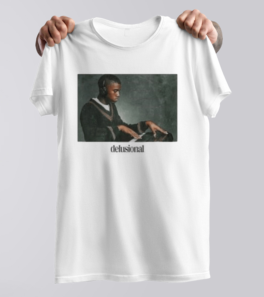Kanye West Delusional Classical Music Headphones T-Shirt