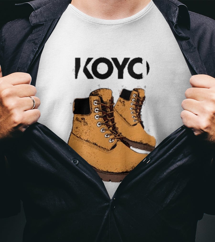 Koyo Timberland Style Boots T-Shirt