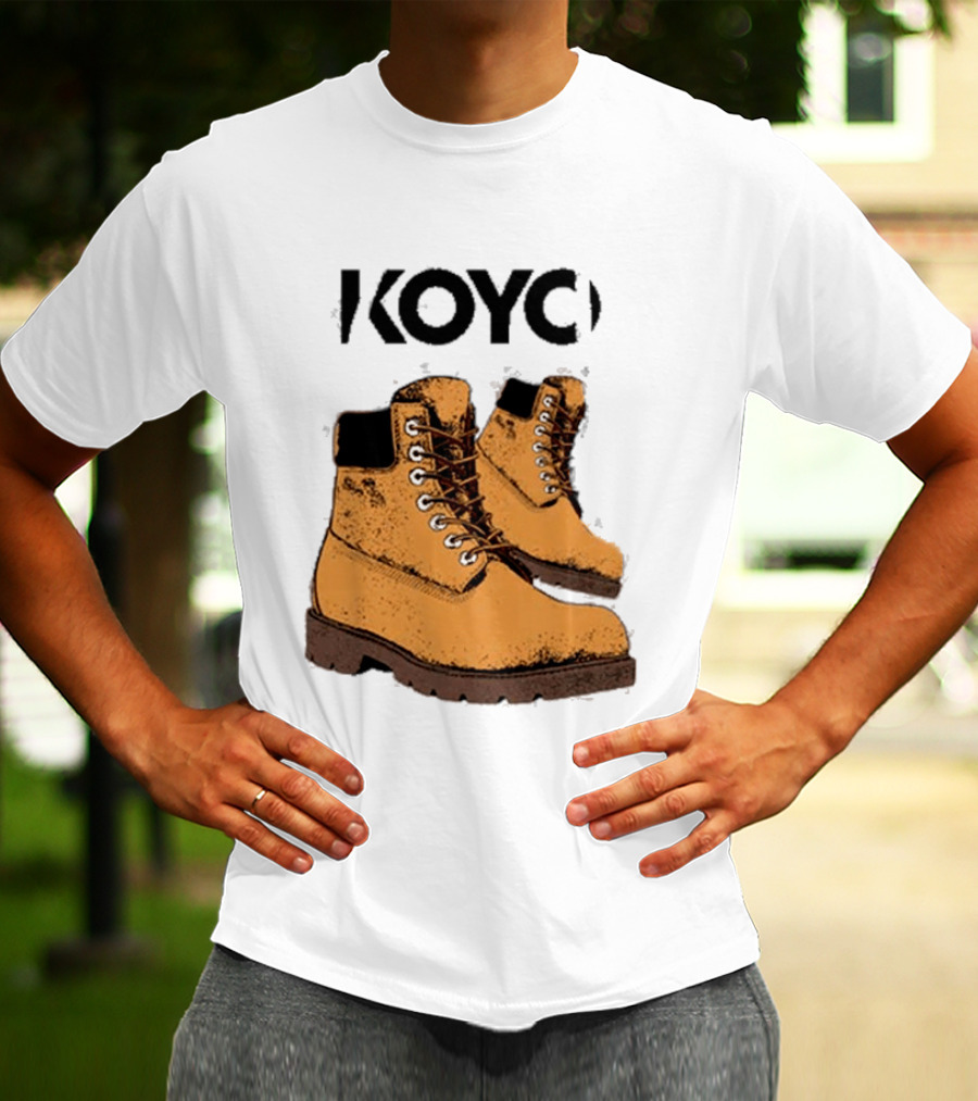 Koyo Timberland Style Boots T-Shirt