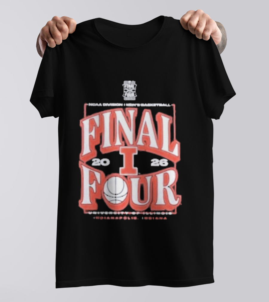 NCAA Division I Men's Basketball Final Four 2026 University Of Illinois Indianapolis Indiana T-Shirt
