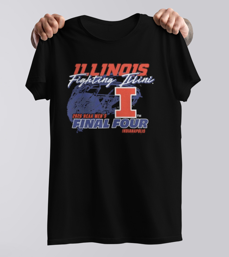 Illinois Fighting Illini 2026 NCAA Men's Final Four Champions T-Shirt