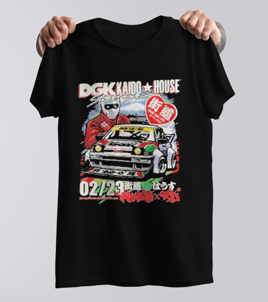 DGK Kaido House Raceway 02/23 Mountain Racer T-Shirt