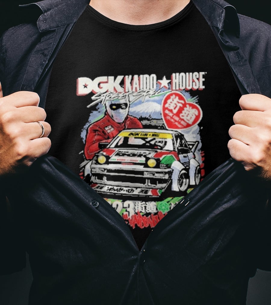 DGK Kaido House Raceway 02/23 Mountain Racer T-Shirt