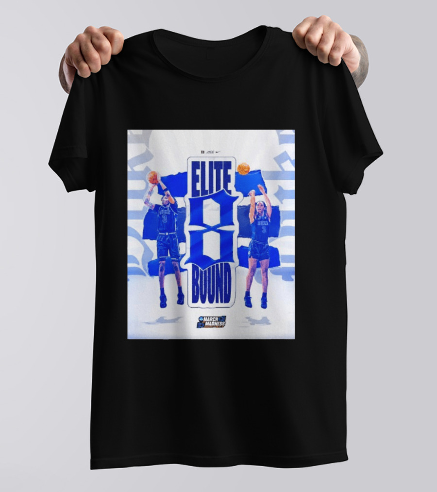 March Madness Duke Blue Devils 2026 Elite Eight Player NCAA Bound T-Shirt