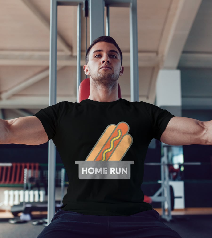 Home Run Hot Dog New York Mets Baseball Fan T-Shirt