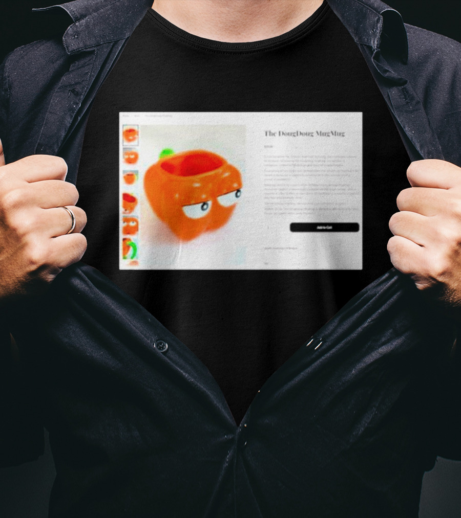 I Hate The Dougdoug Mugmug Orange Pumpkin Face T-Shirt